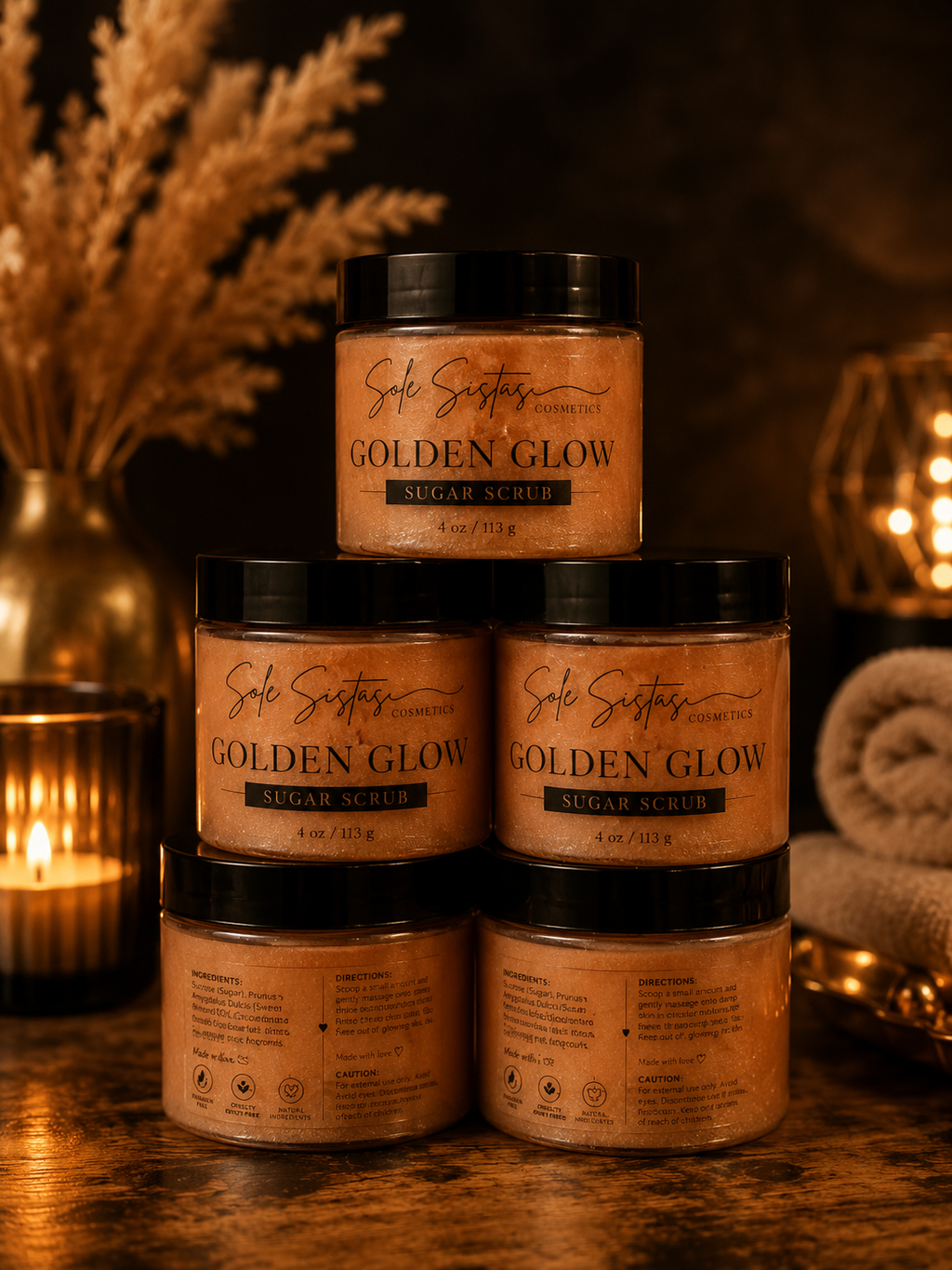 Golden Glow Sugar Scrub