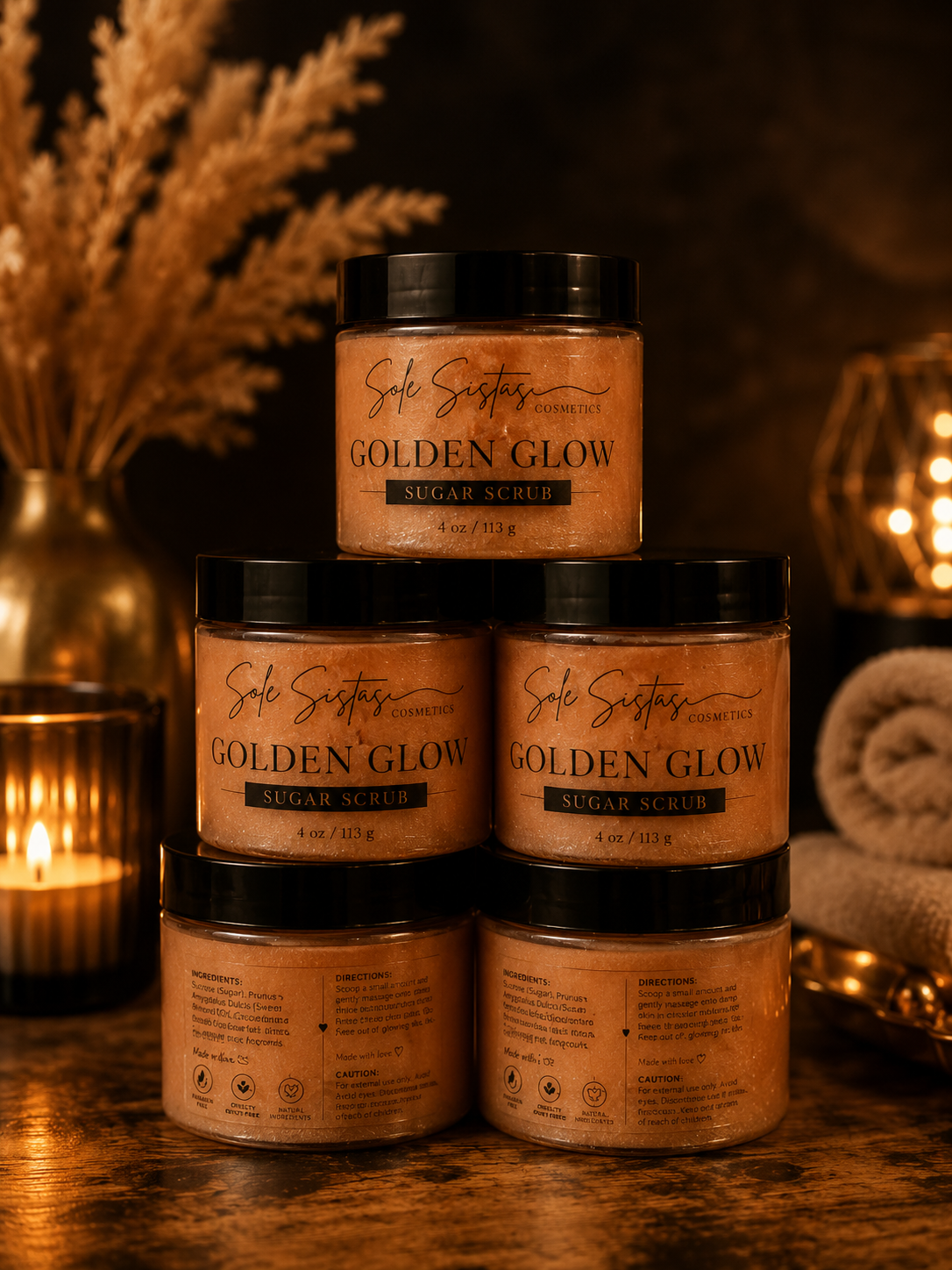 Golden Glow Sugar Scrub